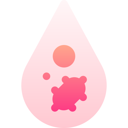 오염 된 물 Basic Gradient Gradient icon