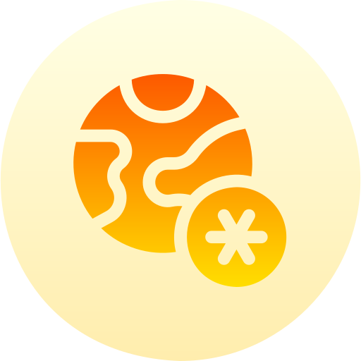 Cooling Basic Gradient Circular icon