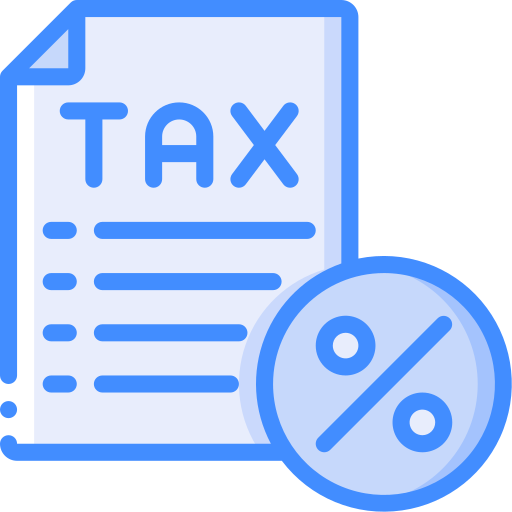 Tax Basic Miscellany Blue icon