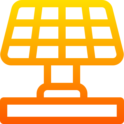 panel słoneczny Basic Gradient Lineal color ikona
