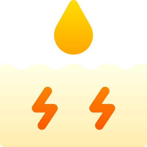 hidroelectricidad Basic Gradient Gradient icono