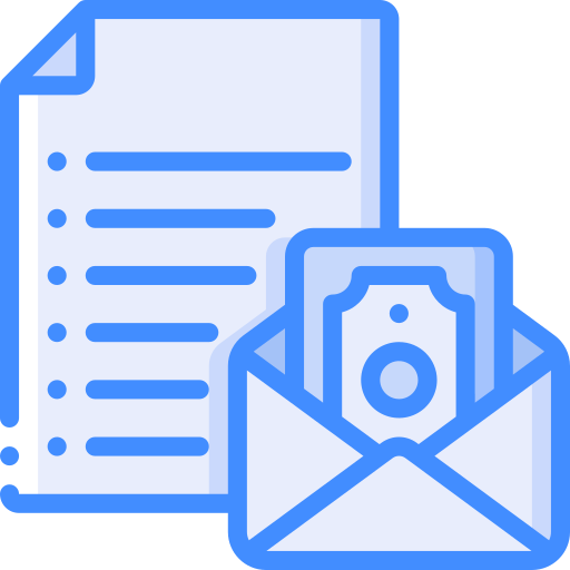 Payroll Basic Miscellany Blue icon