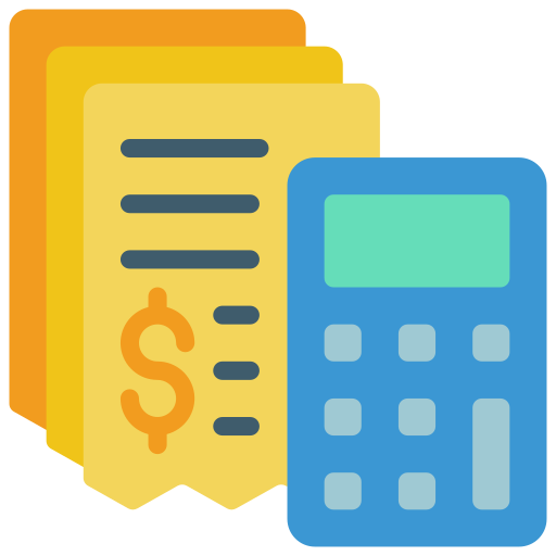 Receipt Basic Miscellany Flat icon