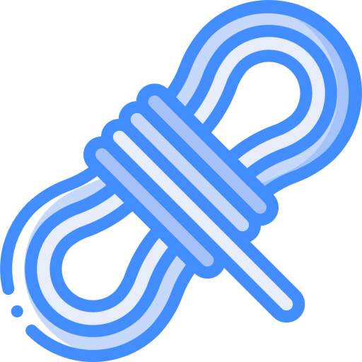 Rope Basic Miscellany Blue icon