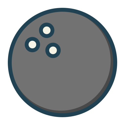 bowlingkugel Generic Outline Color icon