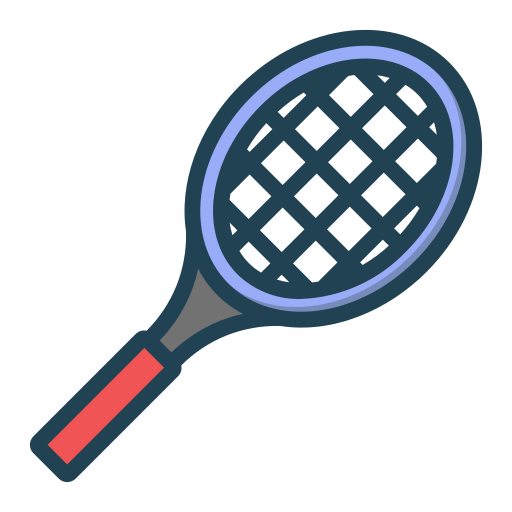 raqueta Generic Outline Color icono