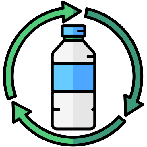 fles recyclen Generic Outline Color icoon