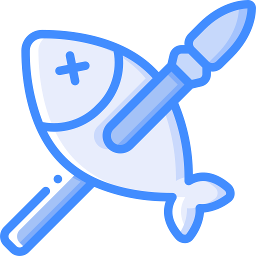 Spear Basic Miscellany Blue icon