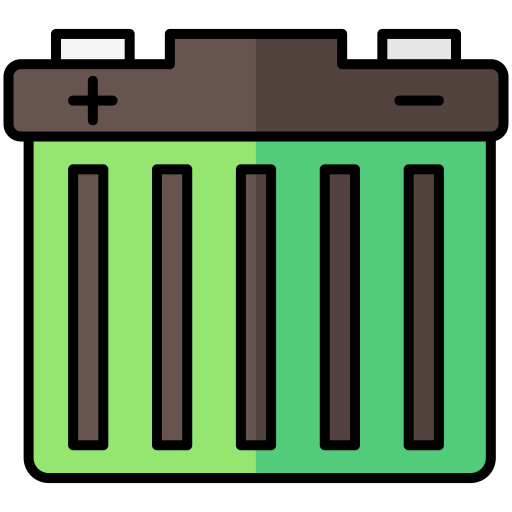 Battery Generic Outline Color icon