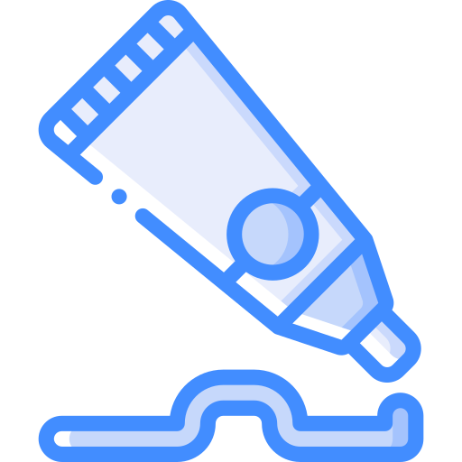 Toothpaste Basic Miscellany Blue icon