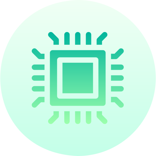 Microchip Basic Gradient Circular icon