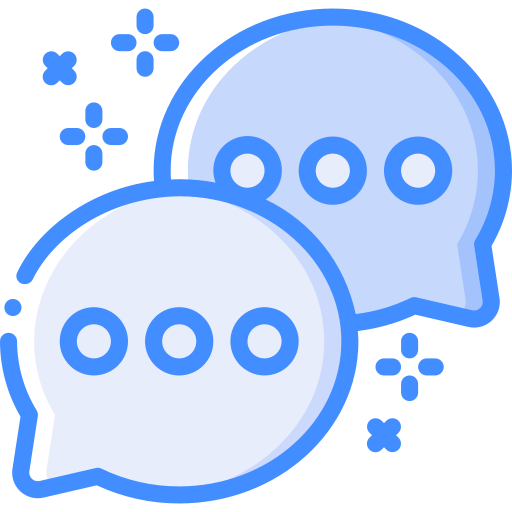 Messages Basic Miscellany Blue icon