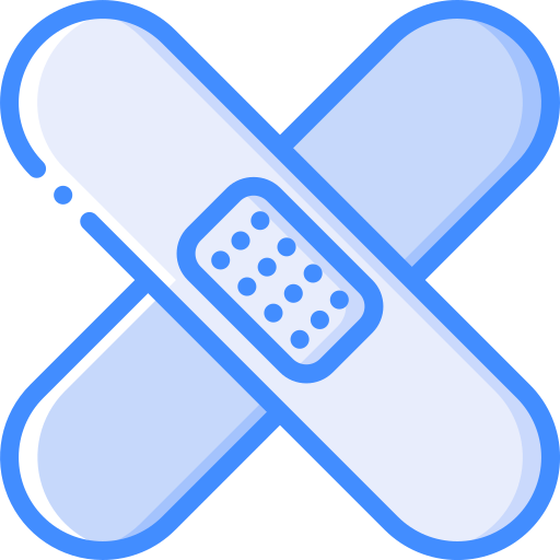 pflaster Basic Miscellany Blue icon