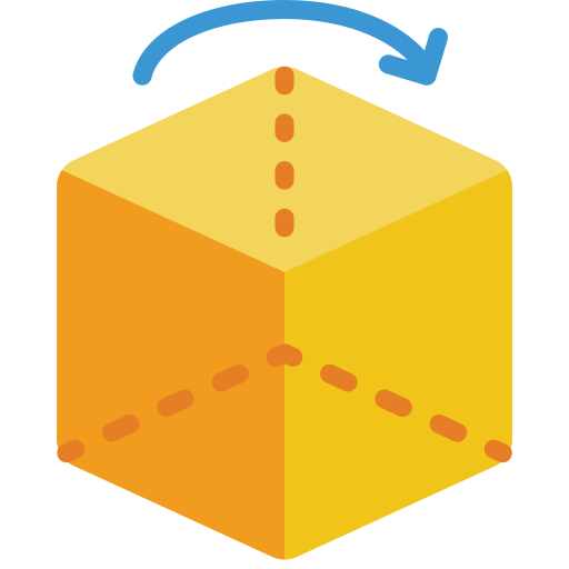 3d cube Basic Miscellany Flat icon