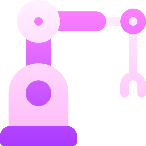 brazo robotico Basic Gradient Gradient icono