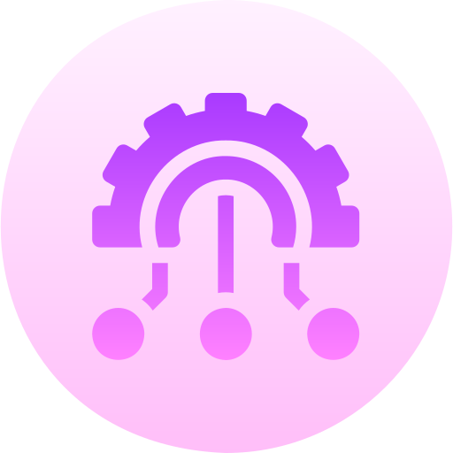 Connection Basic Gradient Circular icon