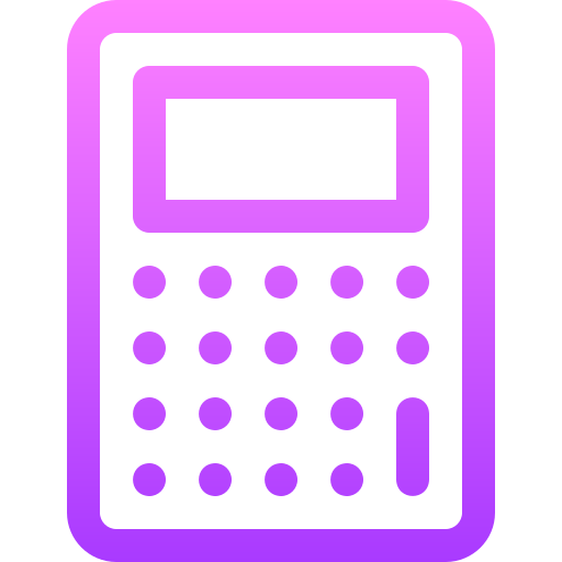 Калькулятор Basic Gradient Lineal color иконка