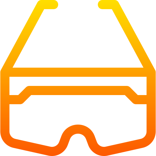 veiligheidsbril Basic Gradient Lineal color icoon