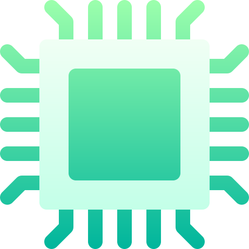 mikrochip Basic Gradient Gradient icon