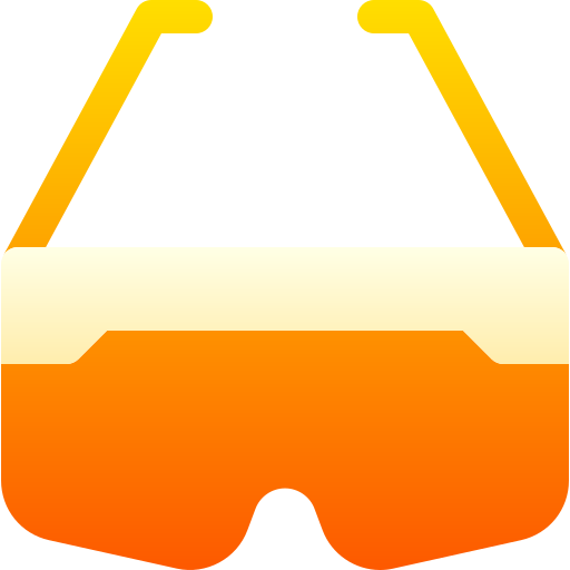 Safety glasses Basic Gradient Gradient icon