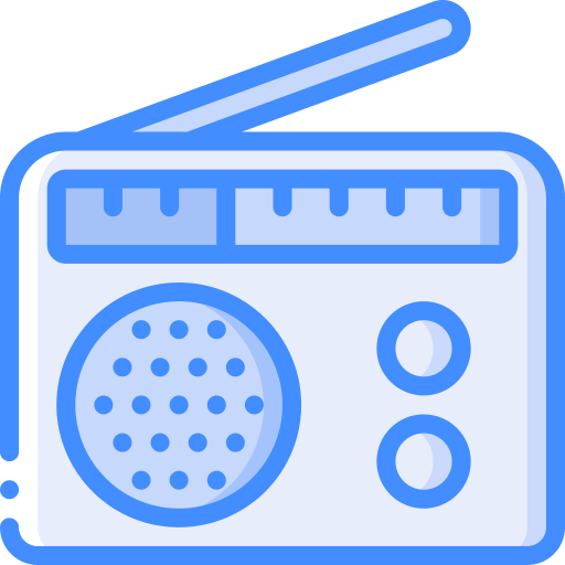 radio Basic Miscellany Blue icon