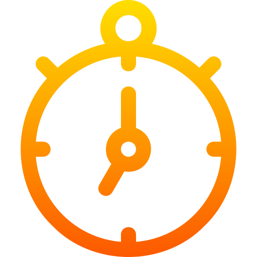 chronometer Basic Gradient Lineal color icon