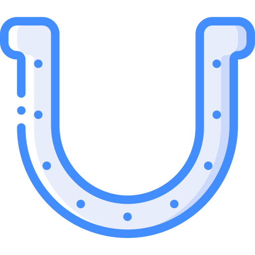 Horseshoe Basic Miscellany Blue icon