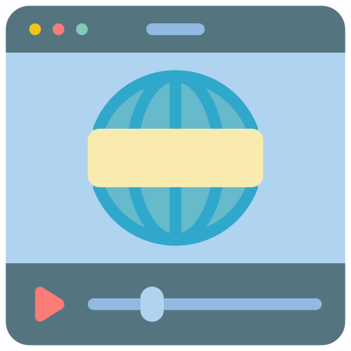 video Basic Miscellany Flat icono