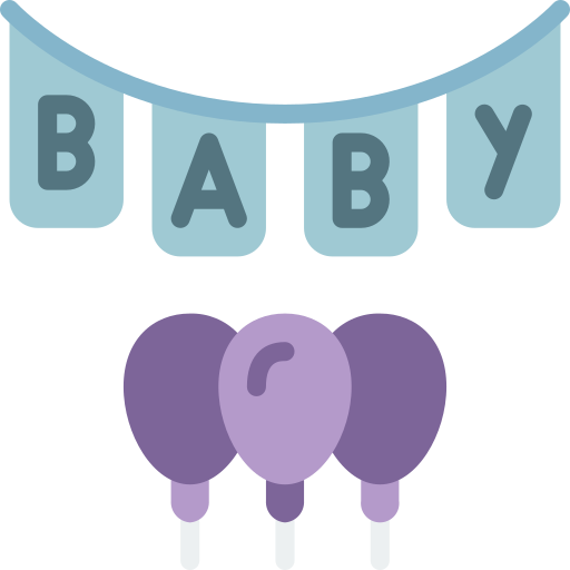 baby shower Basic Miscellany Flat ikona