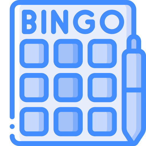 bingo Basic Miscellany Blue icoon