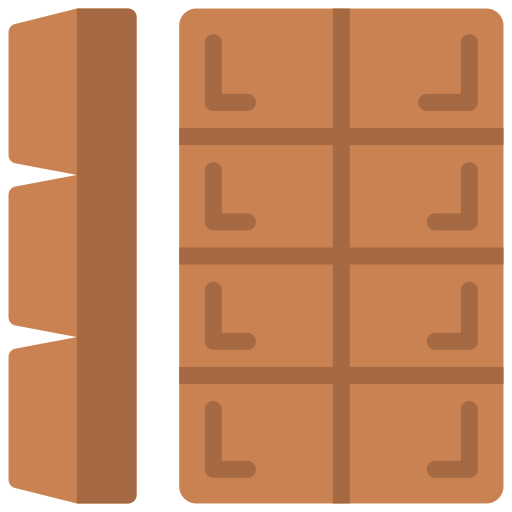 Chocolate Basic Miscellany Flat icon