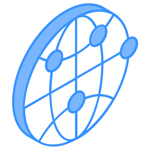 réseau Generic Blue Icône
