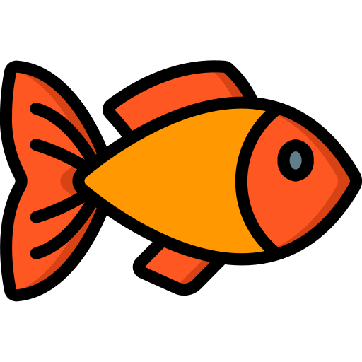 złota rybka Basic Miscellany Lineal Color ikona