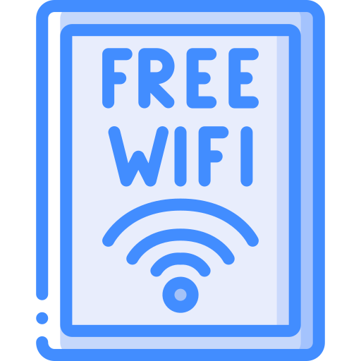 wifi verbindung Basic Miscellany Blue icon