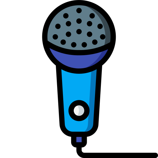 karaoke Basic Miscellany Lineal Color icono