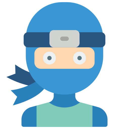ninja Basic Miscellany Flat icoon