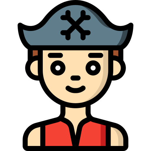 pirata Basic Miscellany Lineal Color icono