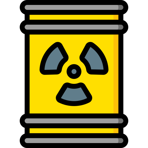 radioaktywny Basic Miscellany Lineal Color ikona