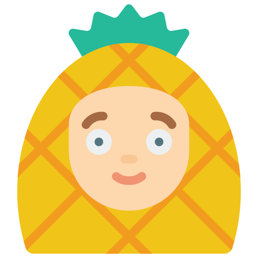 ananas Basic Miscellany Flat icona