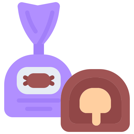caramelo Coloring Flat icono