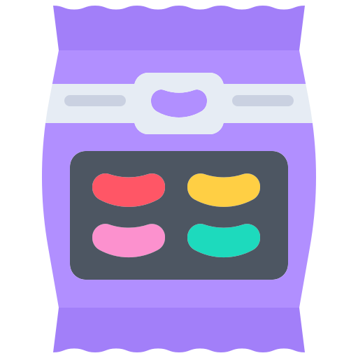 caramelo Coloring Flat icono