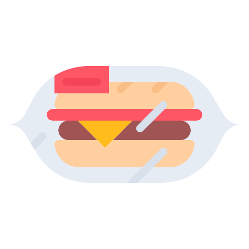Sandwich Coloring Flat icon