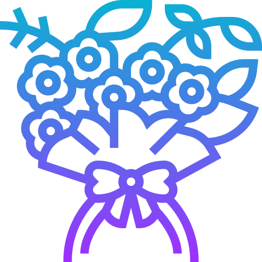 bouquet di fiori Meticulous Gradient icona