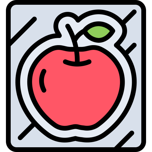 jabłko Coloring Color ikona