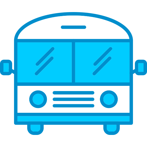 Bus Generic Blue icon