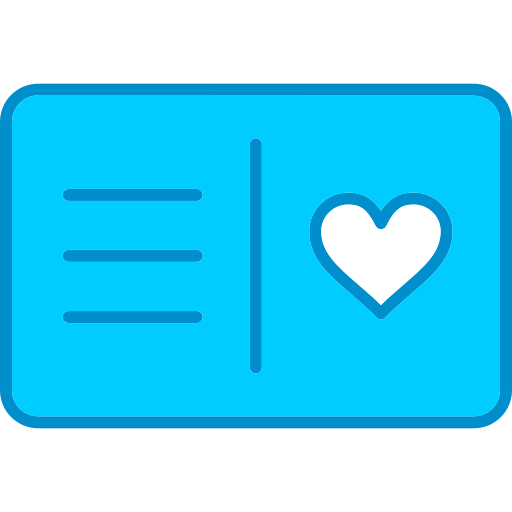 ポストカード Generic Blue icon