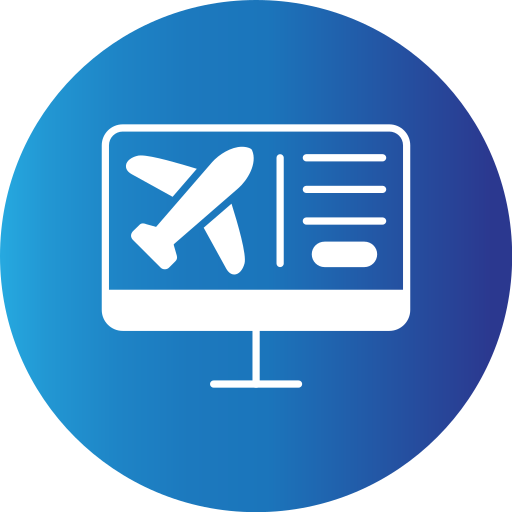 Online booking Generic Blue icon