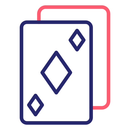 포커 카드 Generic Outline Color icon