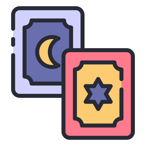 carta de tarot Good Ware Lineal Color icono