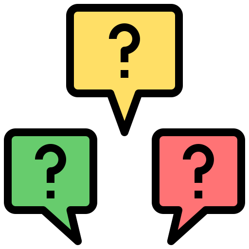 preguntas más frecuentes Generic Outline Color icono